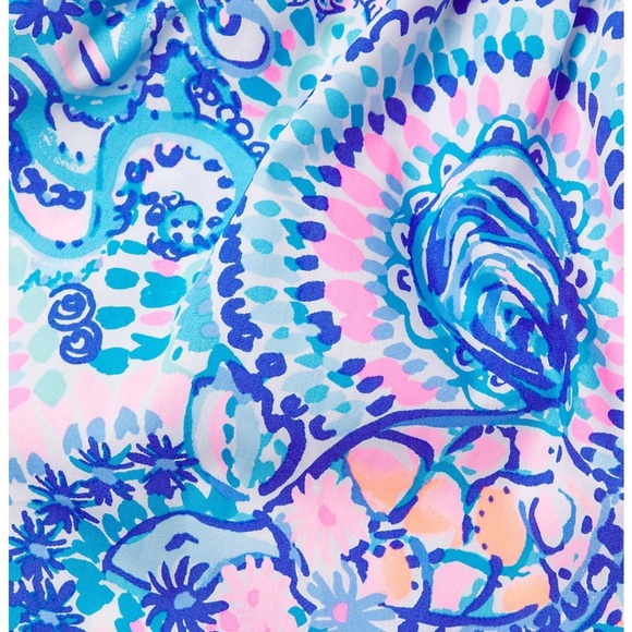 Lilly Pulitzer Novella Printed Peplum Top XXS - Picture 12 of 14